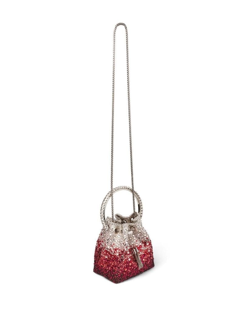 Bon Bon crystal-embellished bucket bag - 5