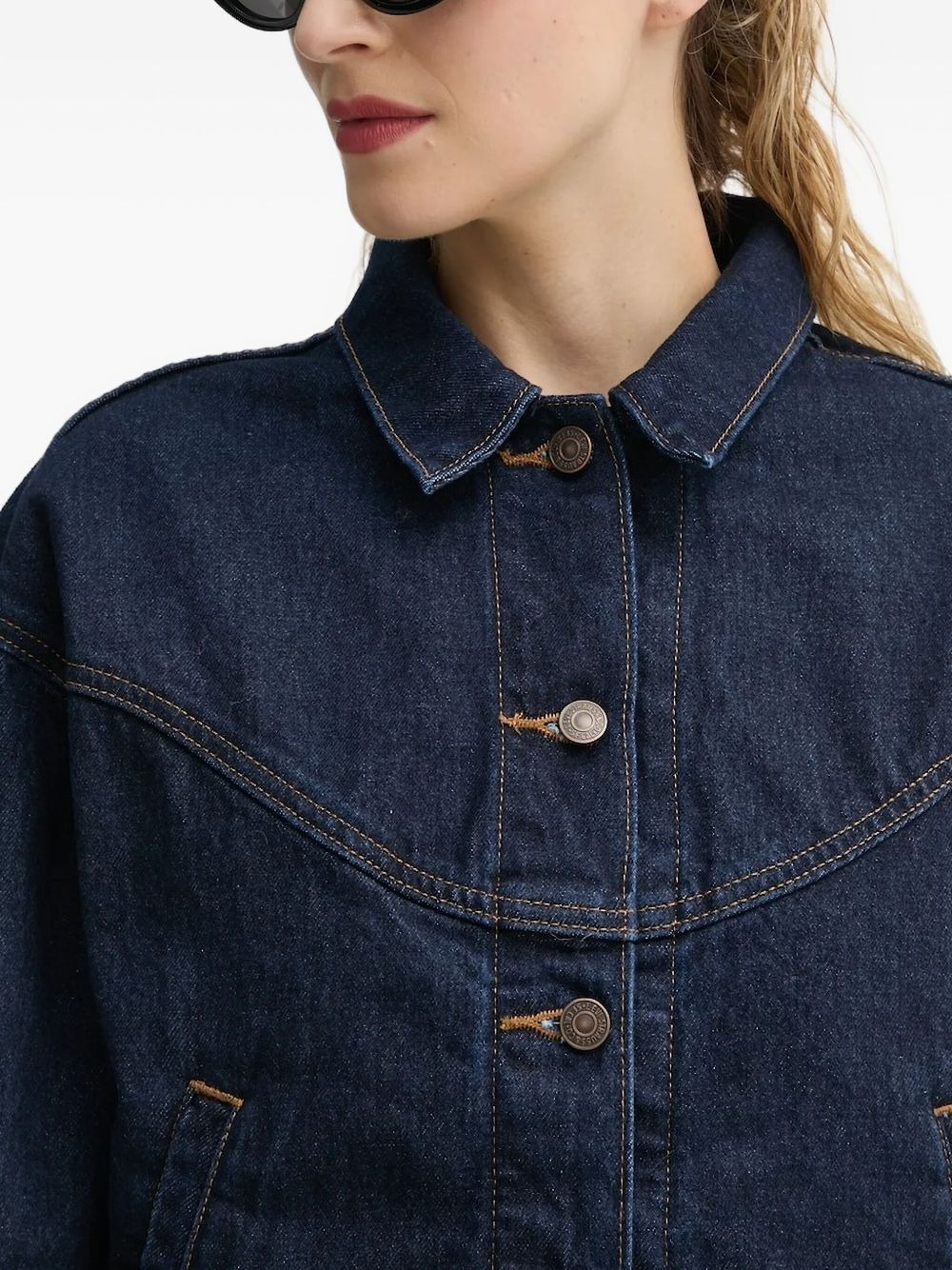 cotton denim jacket - 3