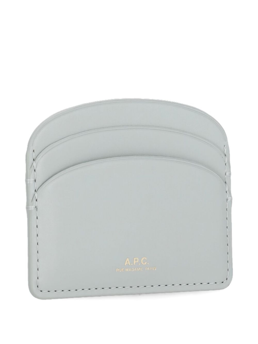 Demi-lune embossed-logo cardholder - 4