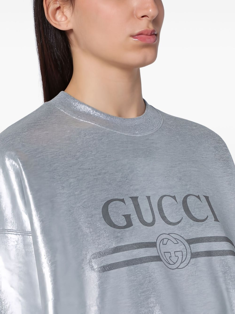 logo-print sweatshirt - 4