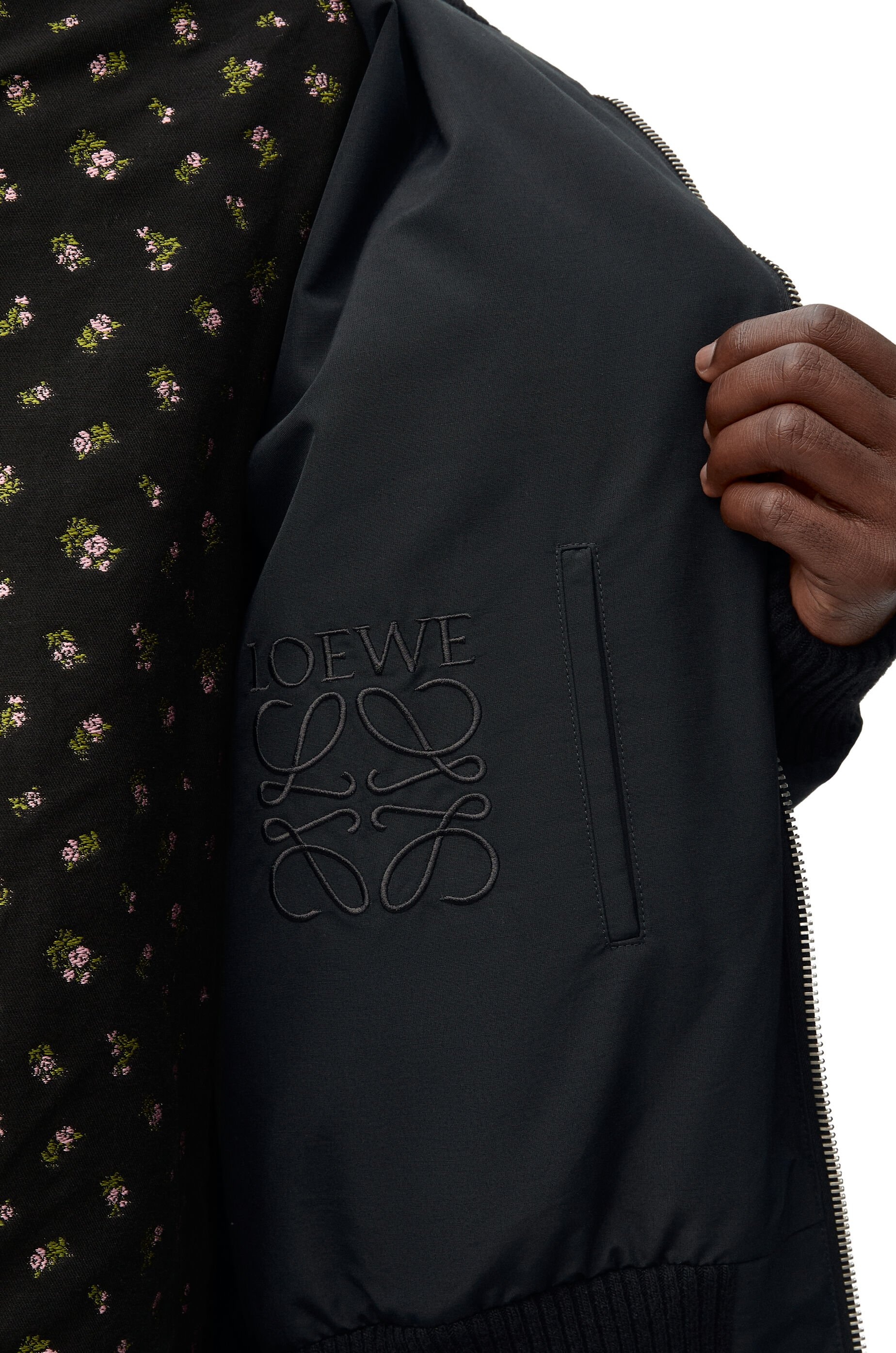 Puffer jacket in technical cotton - 7