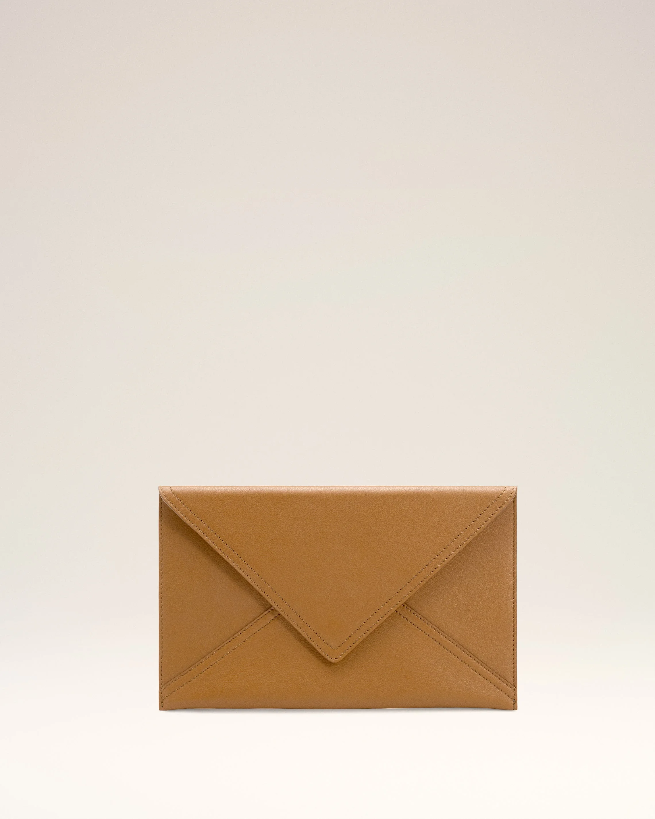YELLOW SMOOTH LEATHER ETIENNE ENVELOPE CARD HOLDER - 1