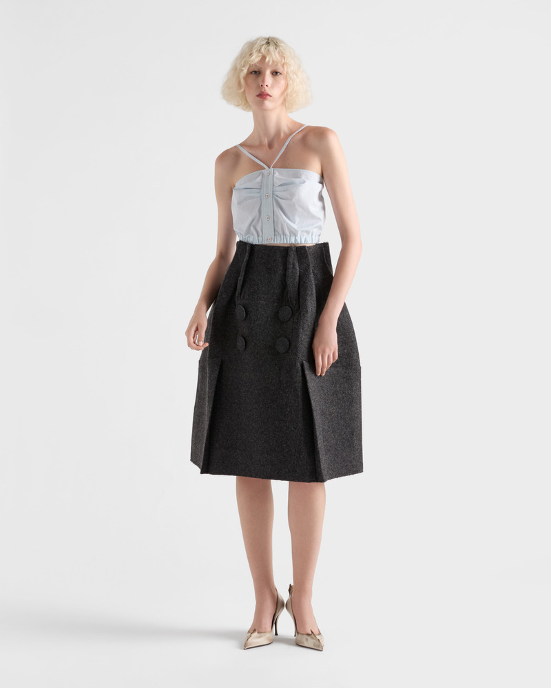 Prada Cotton crop top outlook