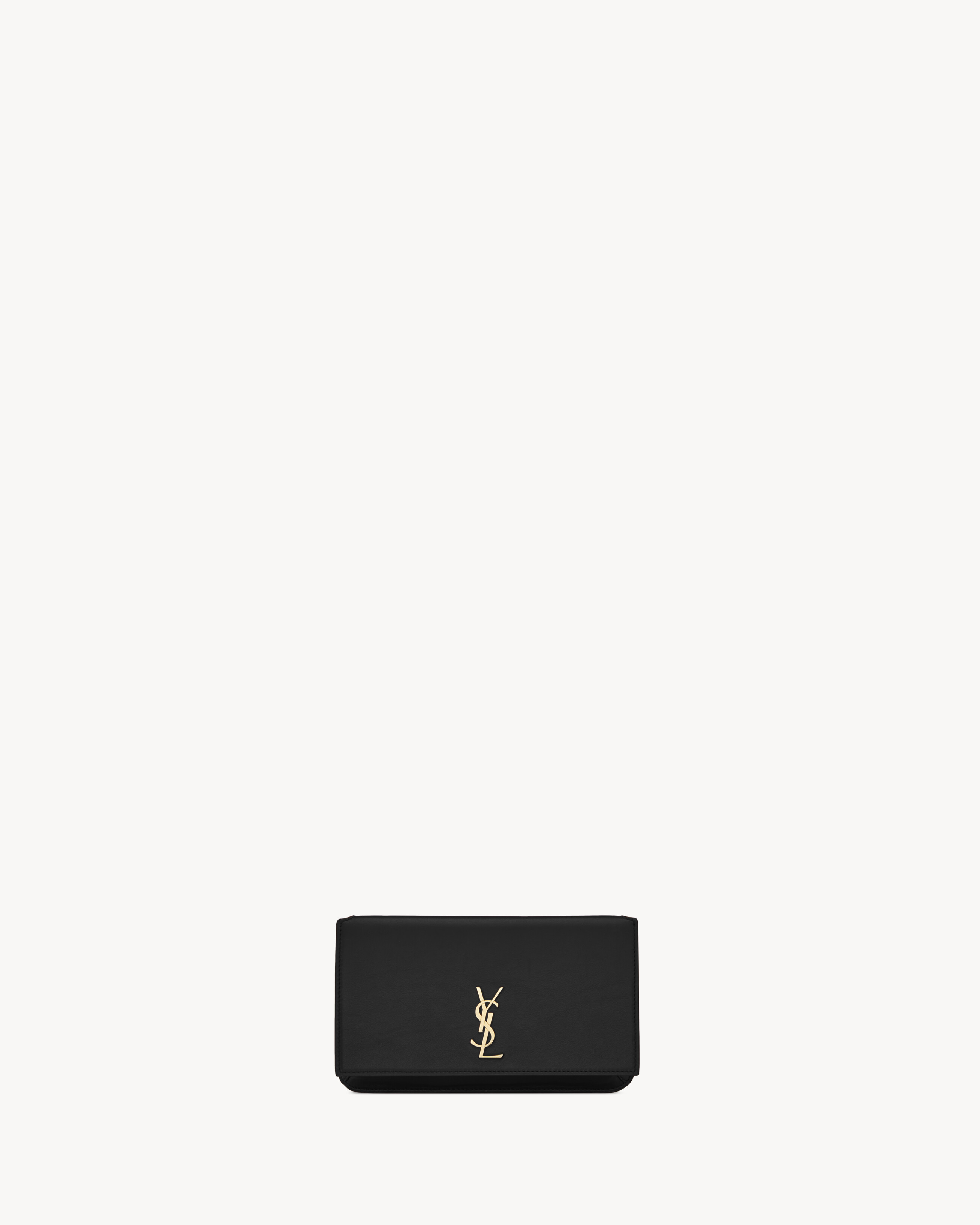 CASSANDRE PHONE HOLDER IN SMOOTH LEATHER - 2