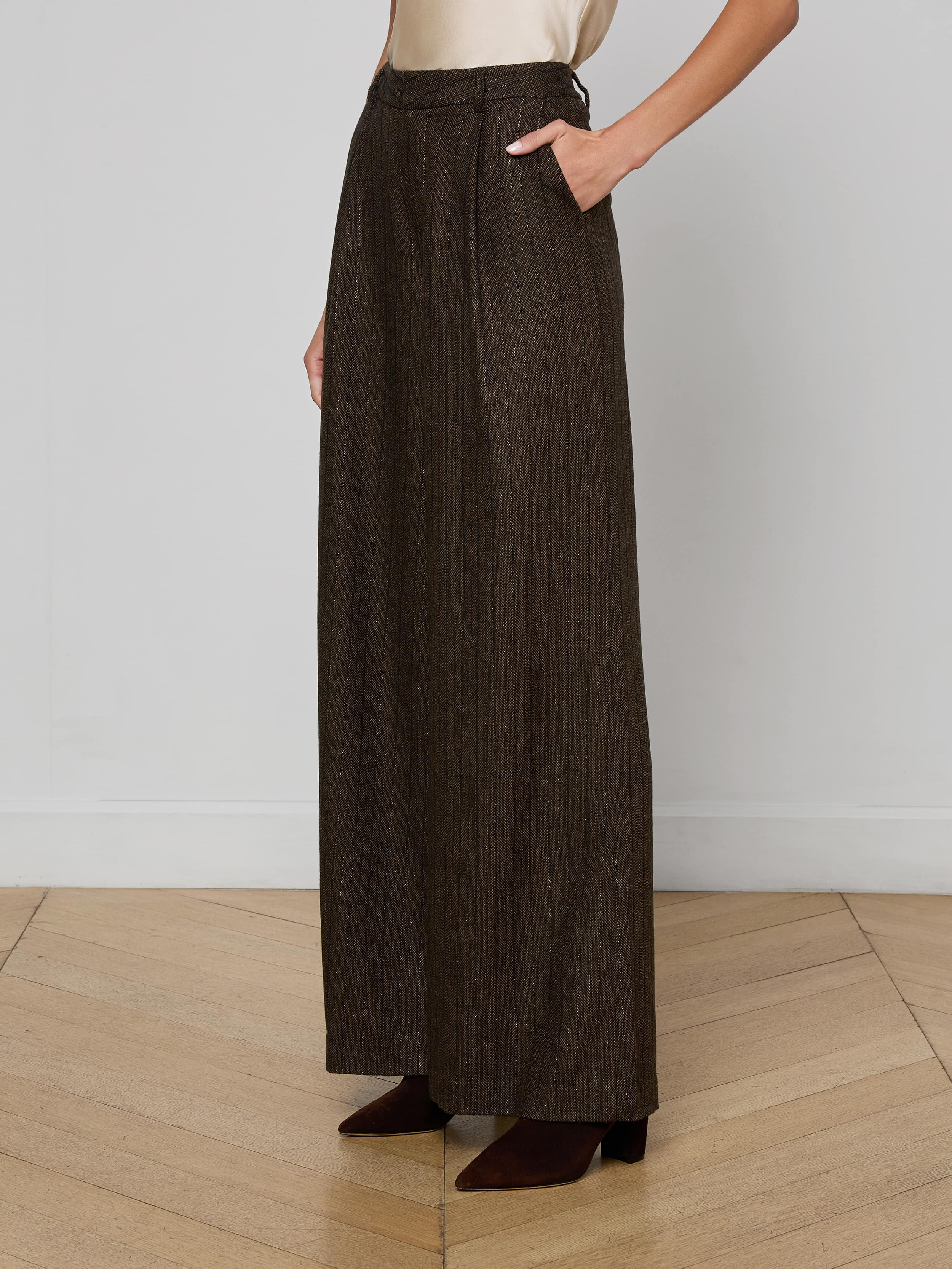 Allanah Pinstriped Trouser - 4