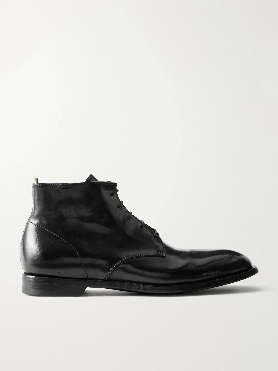 Sound 013 Leather Lace-Up Boots - 1