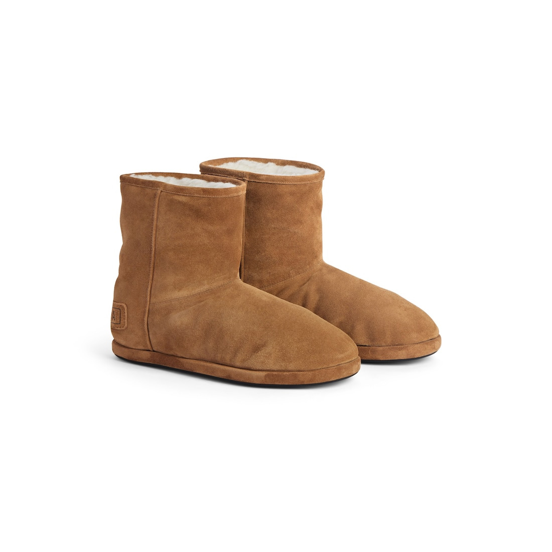 Men's Alaska Soft Bootie in Brown/white - 2