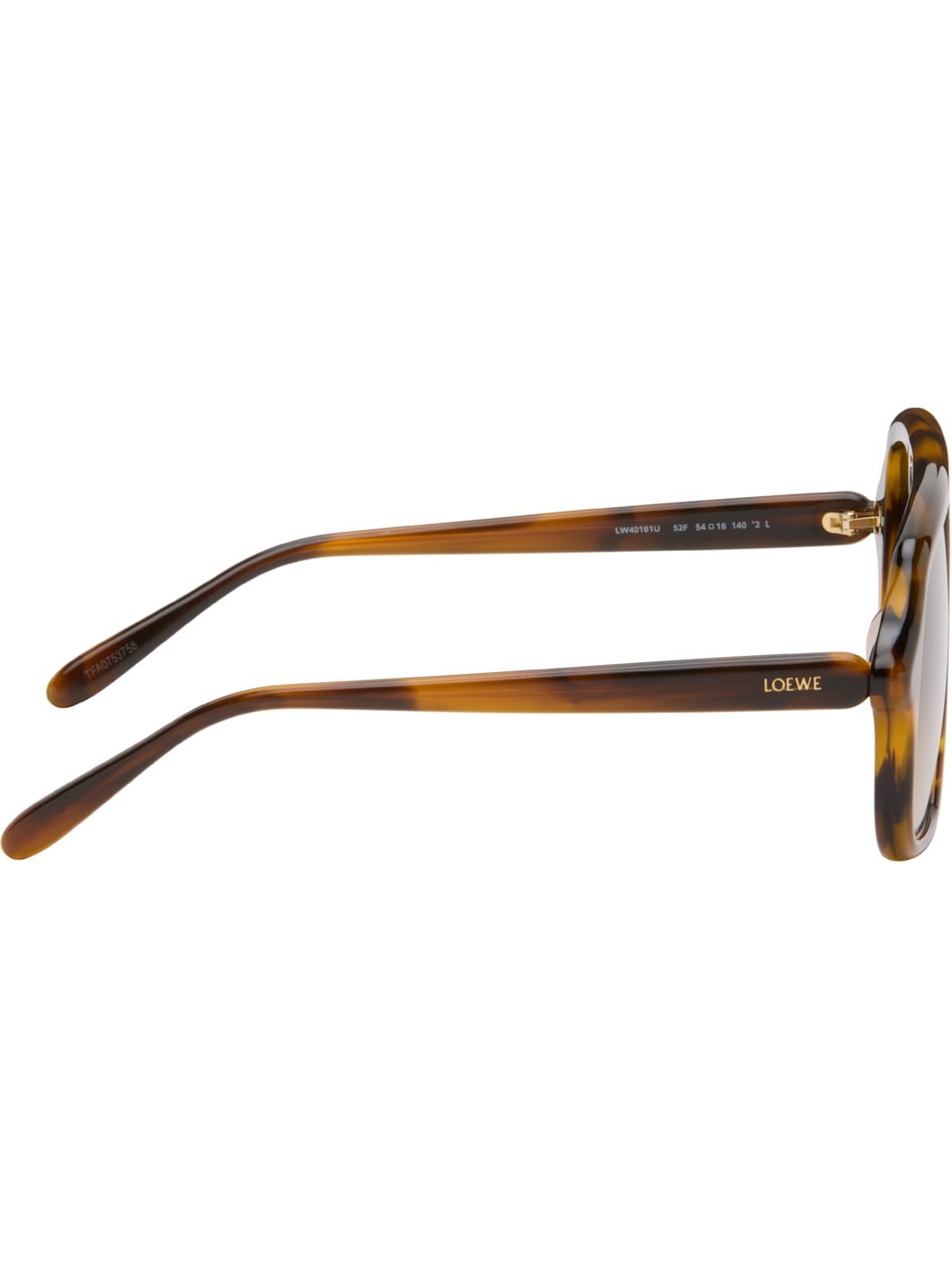 Brown Aviator Slim Sunglasses - 2