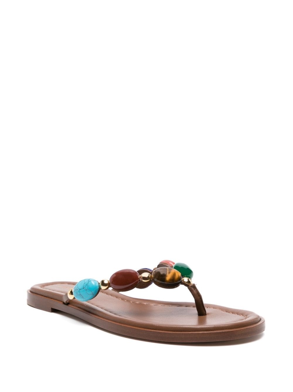 Shanti leather flip flops - 2