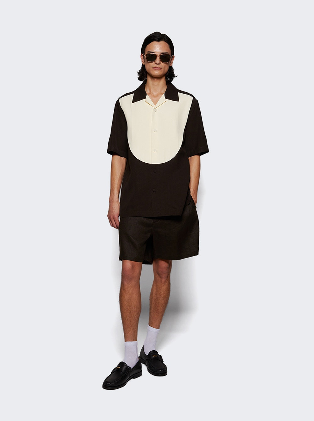 Cot Shorts Brown And Black - 5