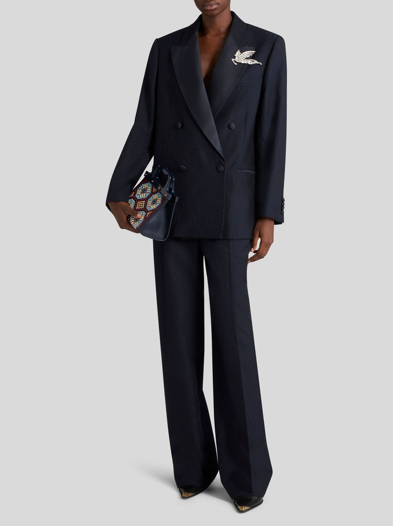 Etro DOUBLE-BREASTED JACQUARD JACKET outlook