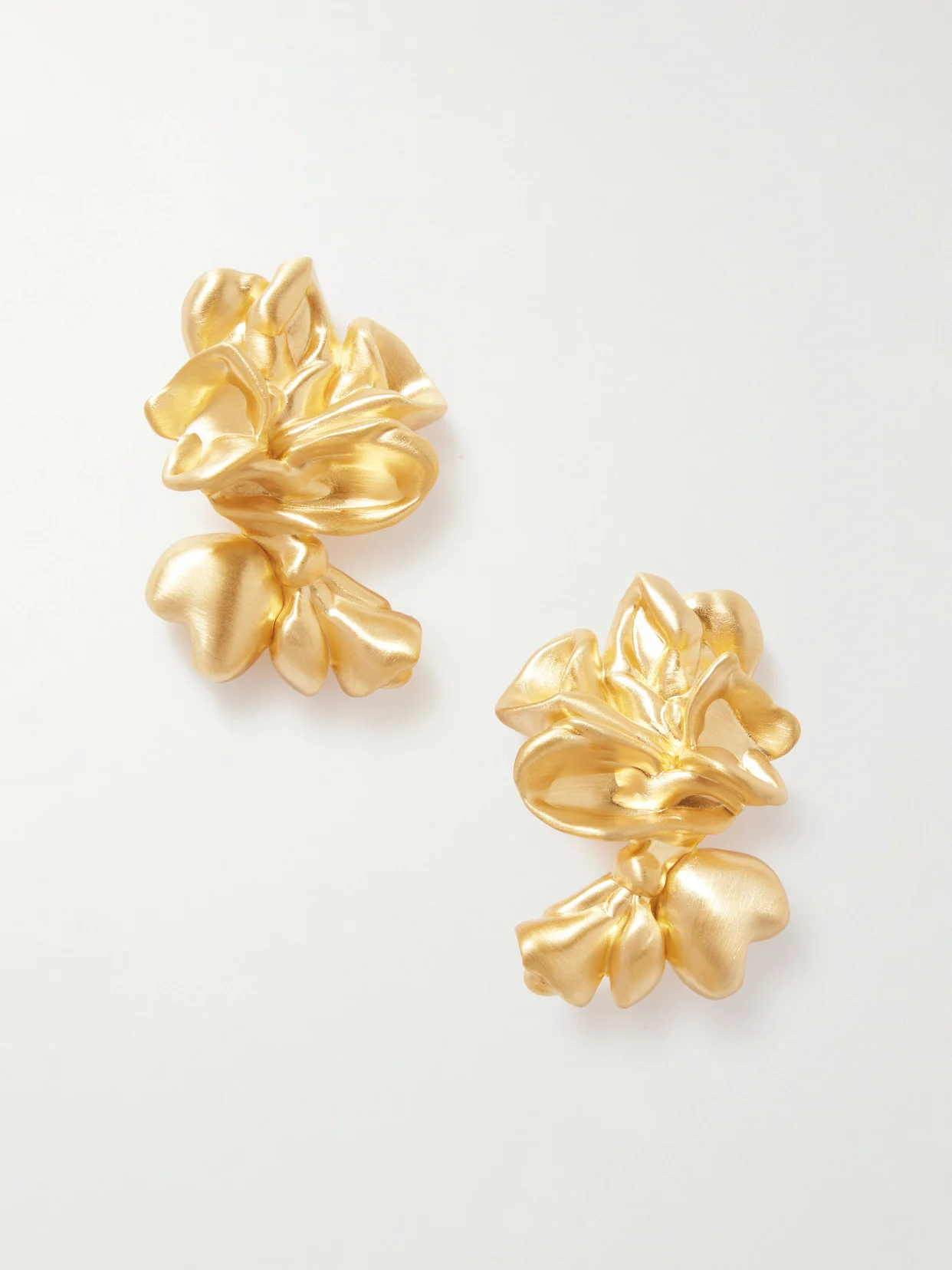 Splotch Gold Vermeil Earrings - 1