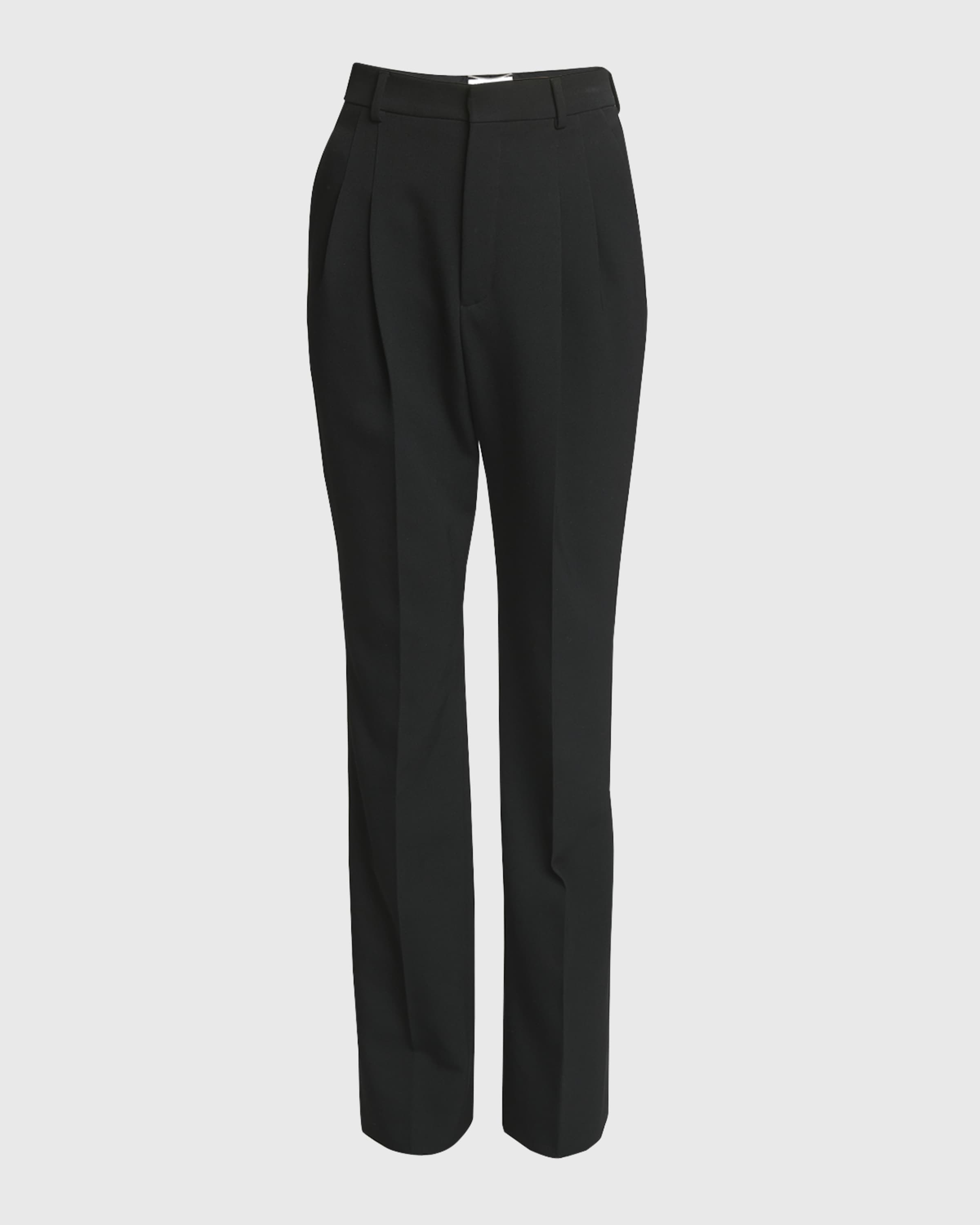 Men's Grain de Poudre Pleated Trousers - 1