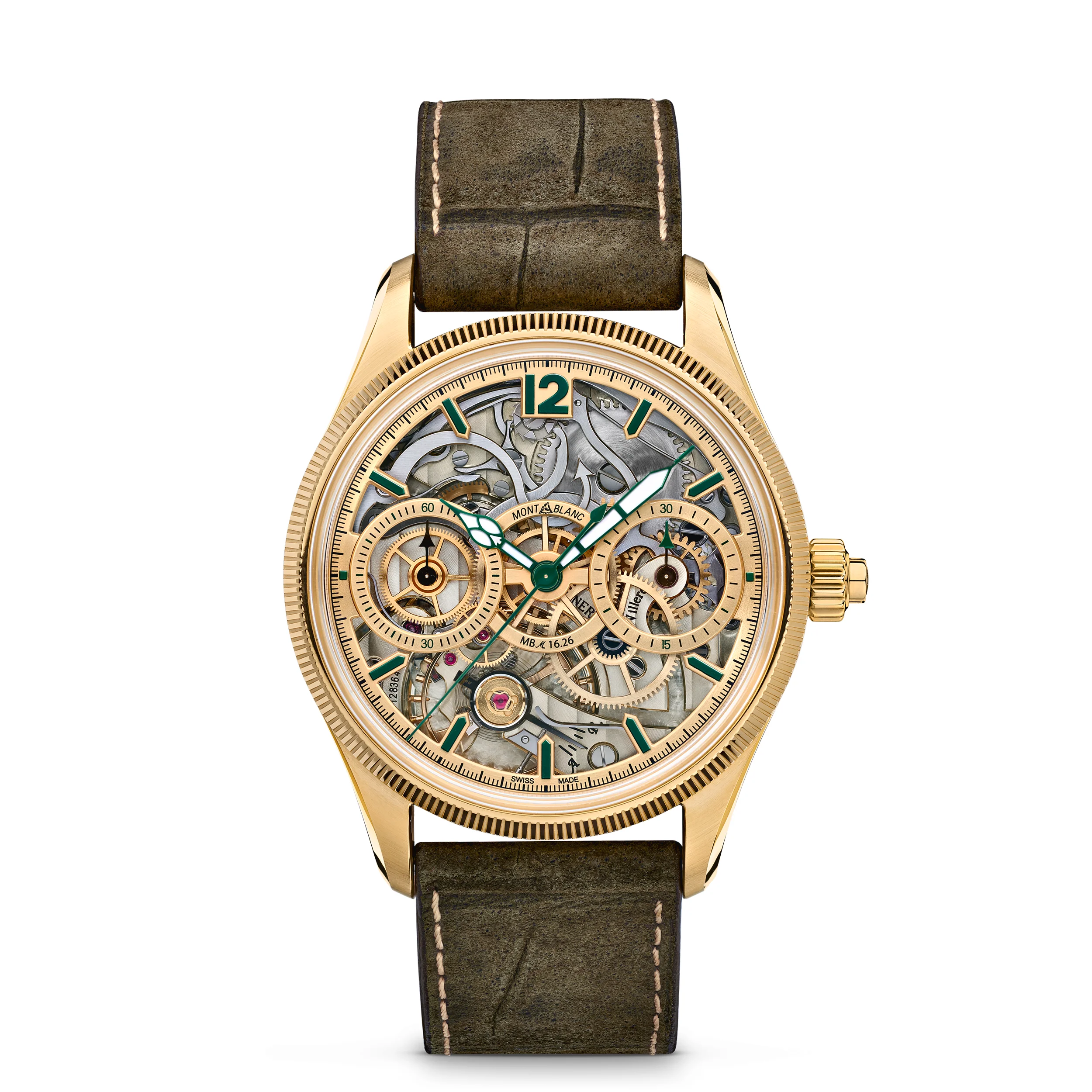 MONTBLANC 1858 THE UNVEILED SECRET MINERVA MONOPUSHER CHRONOGRAPH LIMITED EDITION - 18 PIECES - 1
