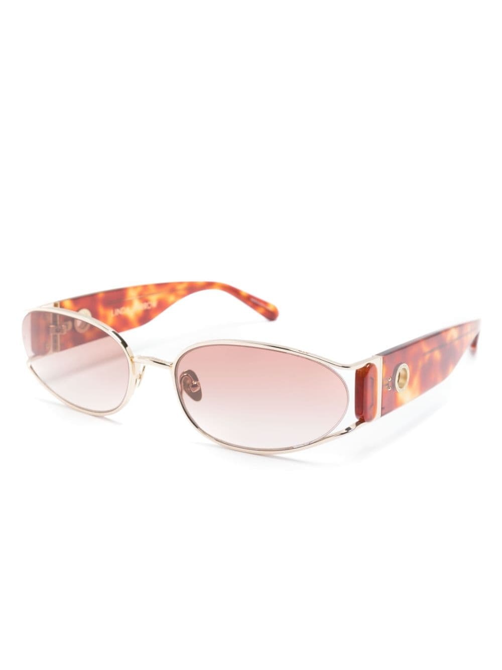 Shelby oval-frame sunglasses - 2