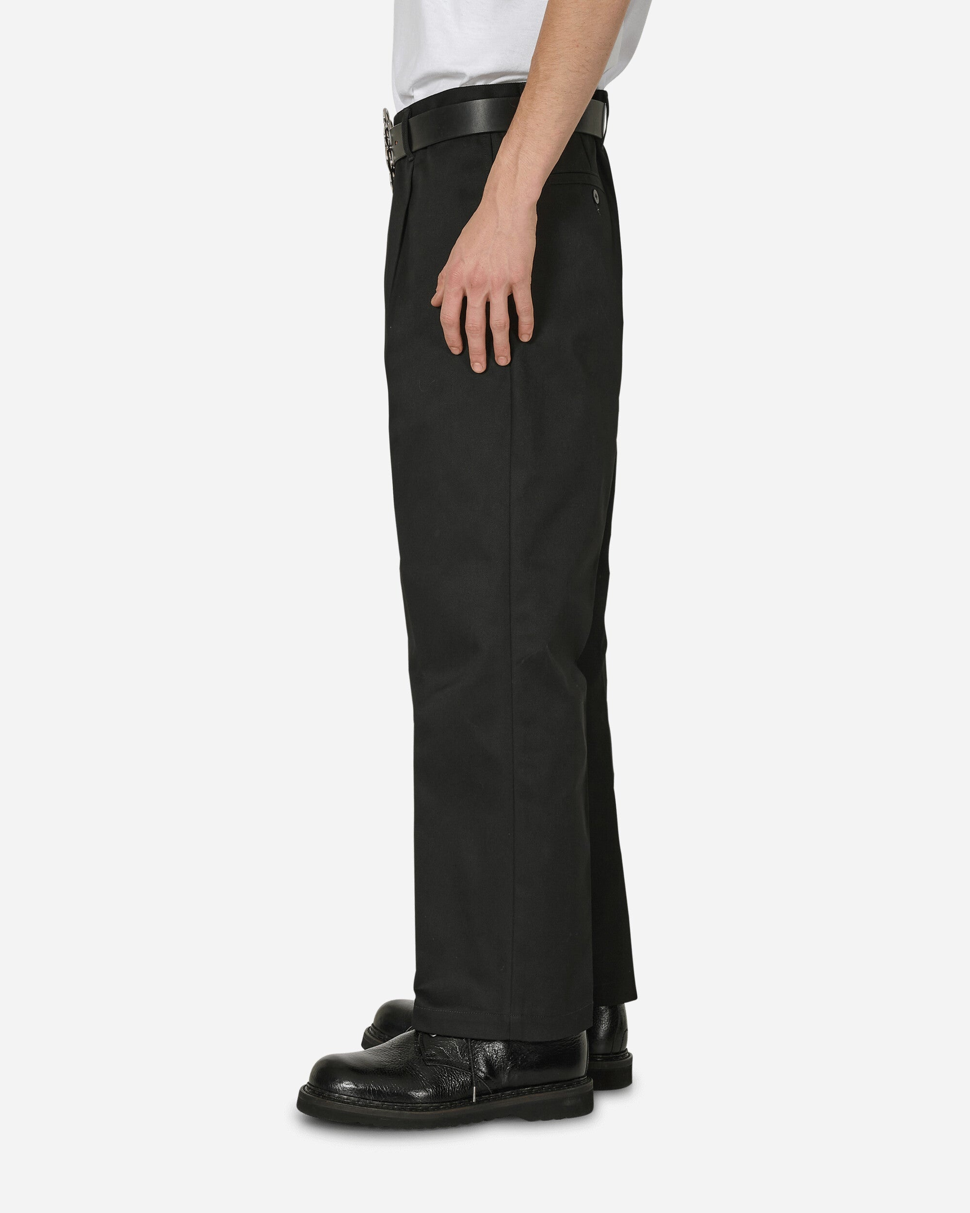 WACKO MARIA Dickies Pleated Trousers Black | slamjam | REVERSIBLE