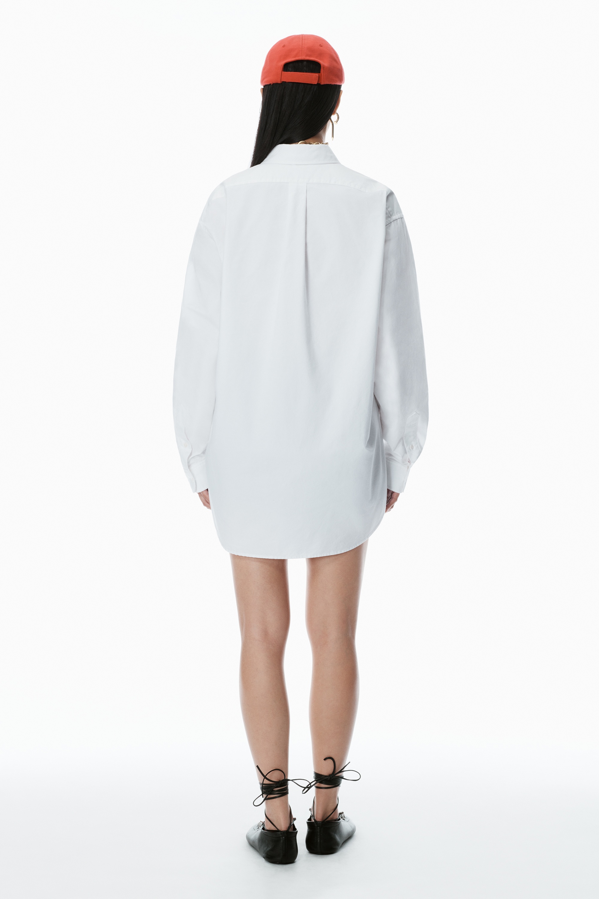 Cotton Oxford Oversize Shirt - 4