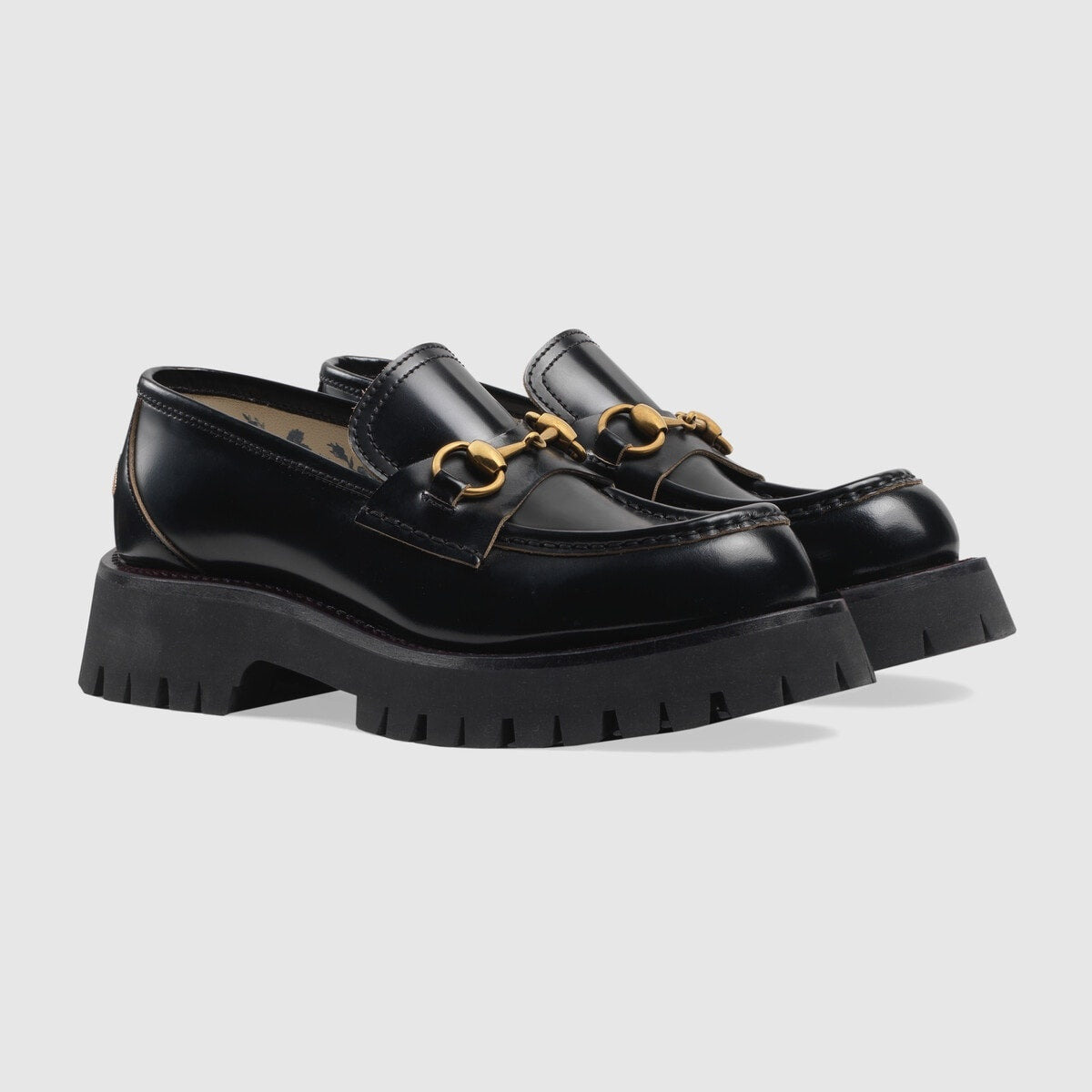 Gucci Horsebit Lug Sole Loafers - 2