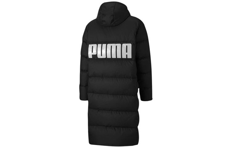 PUMA PUMA Long Oversized Down Jacket 'Black White' 585403-01 outlook