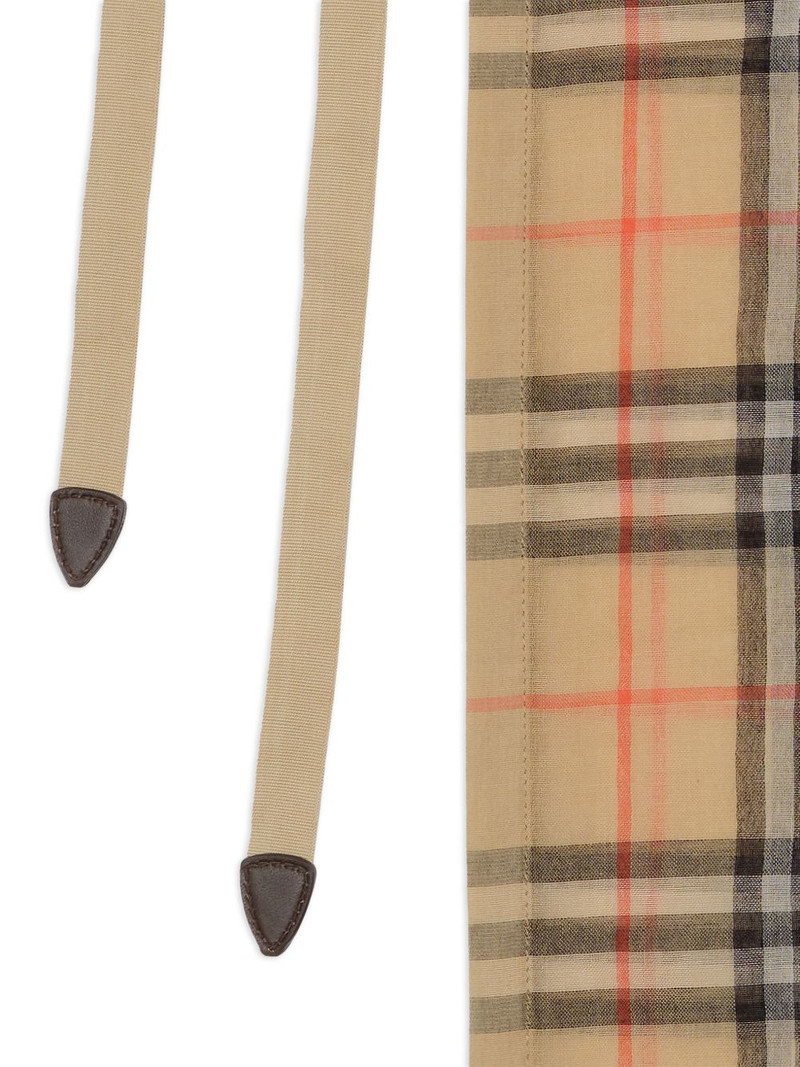 Burberry check cotton sarong outlook