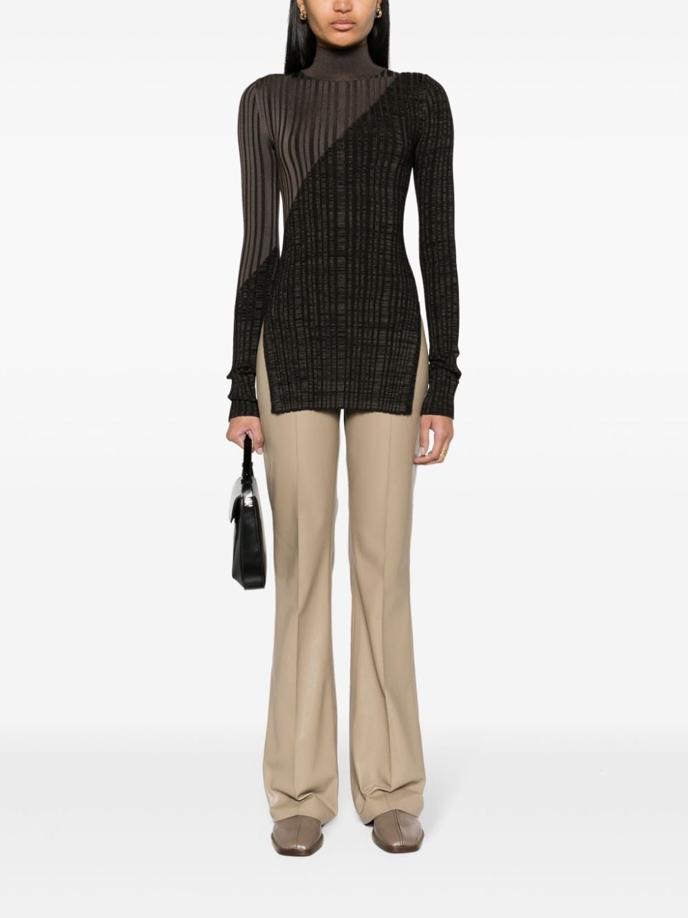 Leena high-waist straight-leg trousers - 2