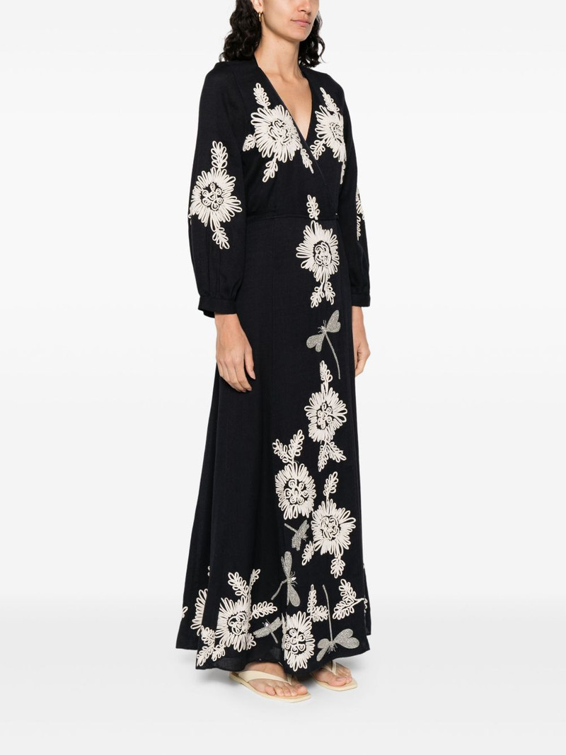 floral-embroidered maxi dress 3