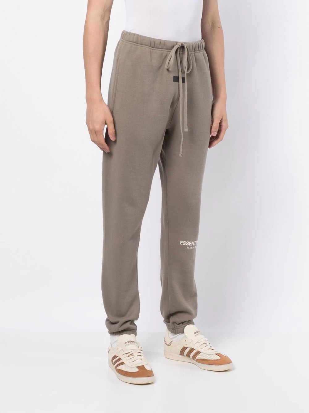 logo-print drawstring track pants - 3