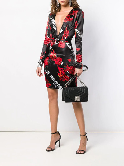 PHILIPP PLEIN Flowers short dress outlook