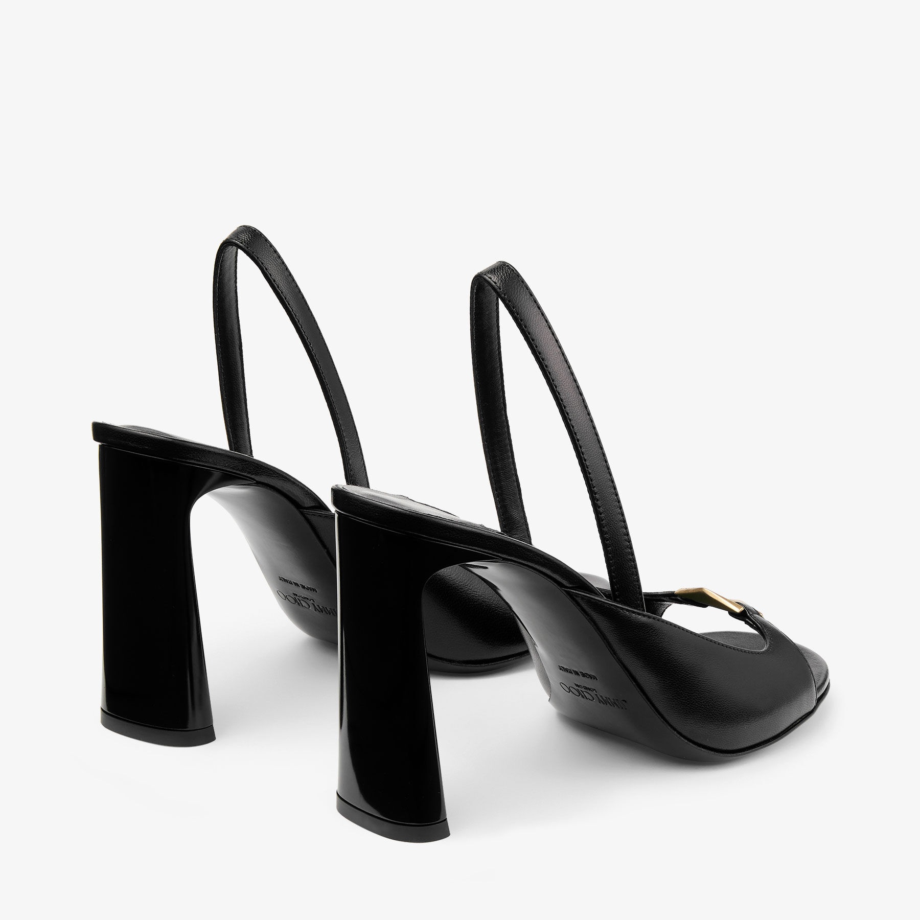 Lev 95
Black Nappa Leather Sandals - 5