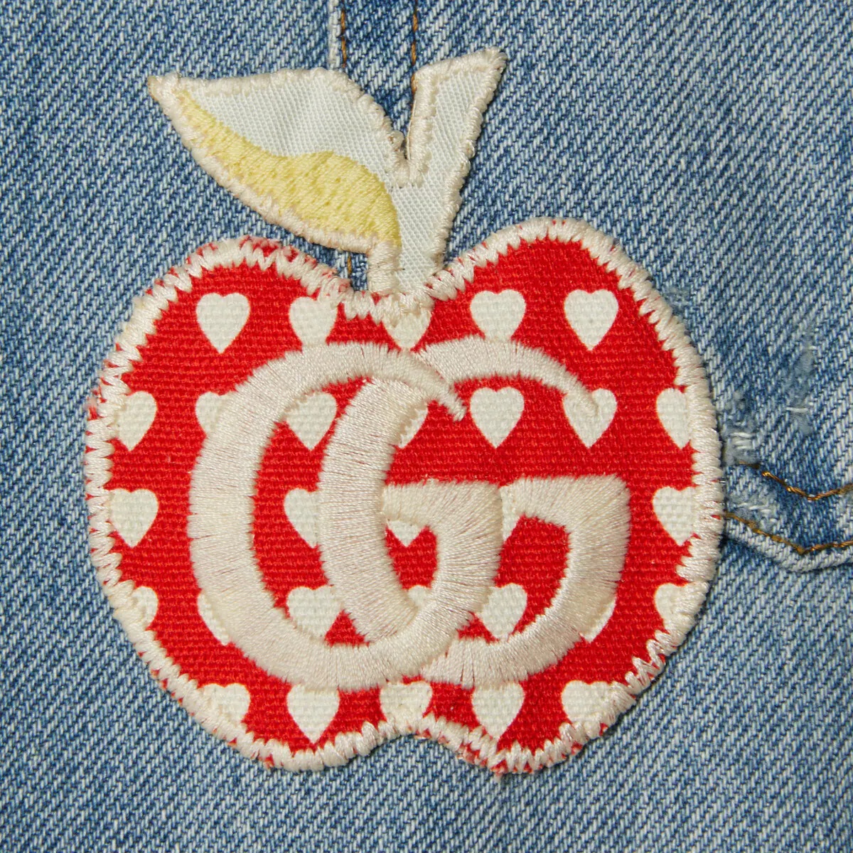 Gucci Les Pommes denim pant - 8