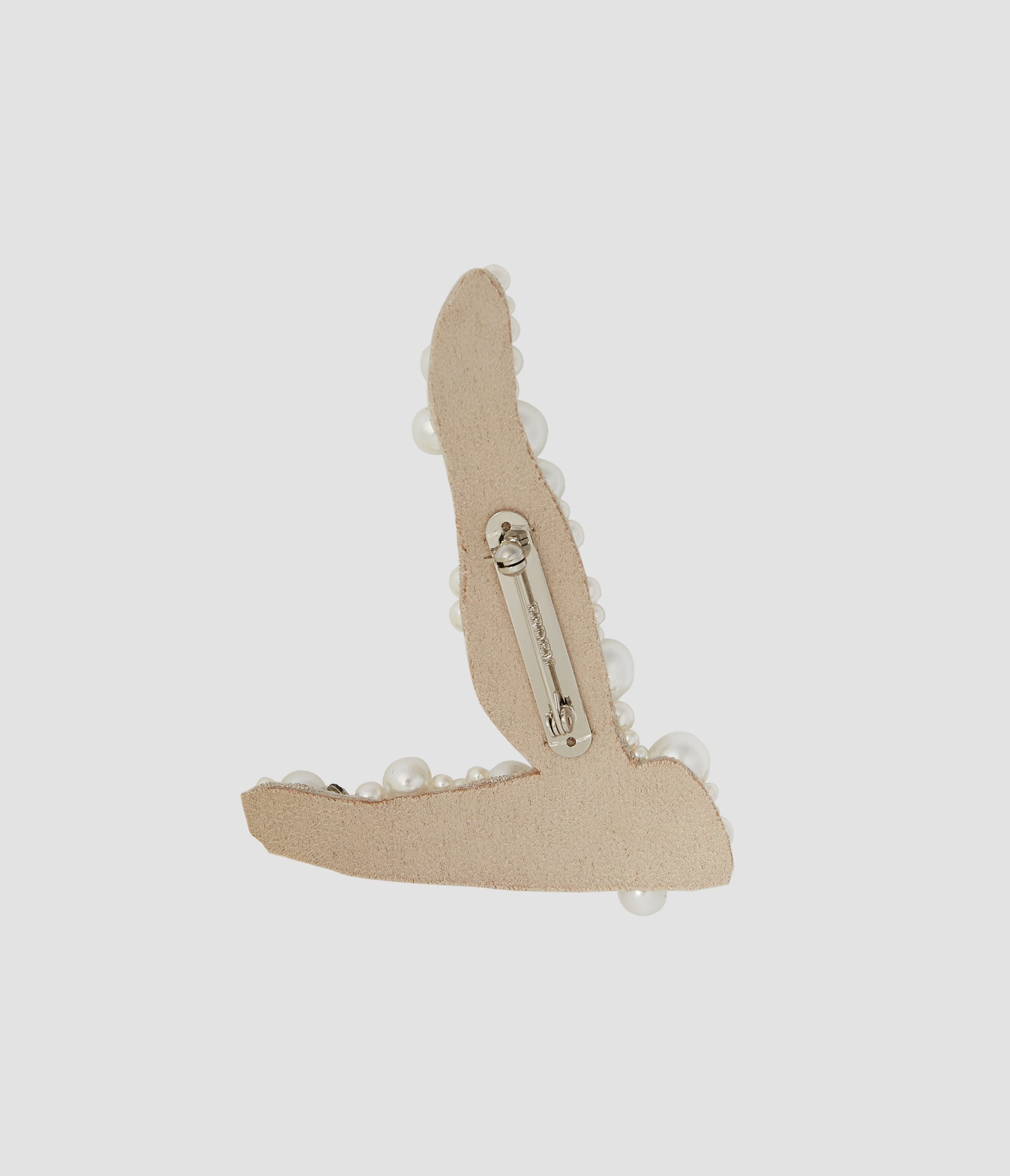 PEARL ALPHABET BROOCH L - 3