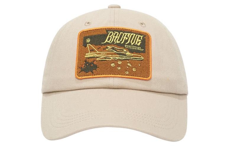Li-Ning BadFive Embroidery Logo Baseball Cap 'Beige' AMYS583-2 - 2