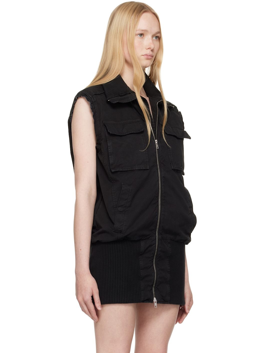 Black Light Canvas Vest - 2
