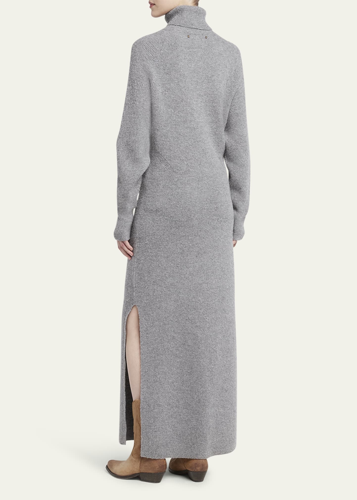 Journey Wool Turtleneck Maxi Dress - 3