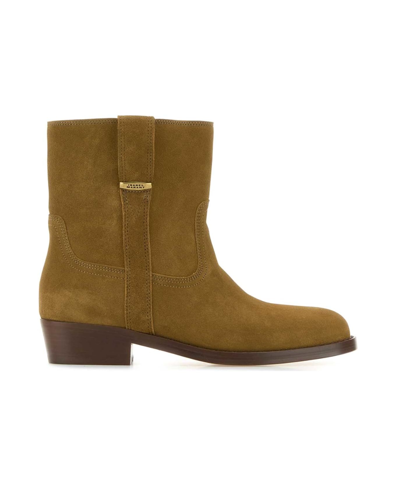 Biscuit Suede Lylie Ankle Boots - 1