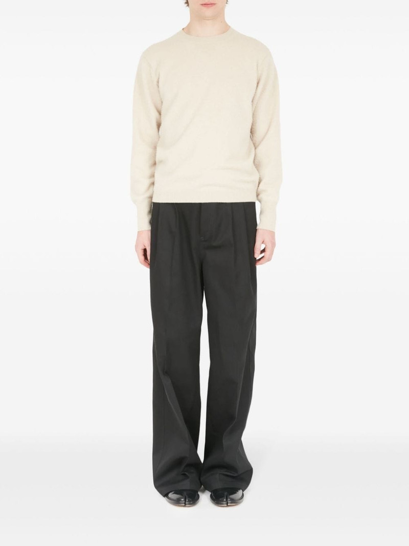 Maison Margiela crew-neck cashmere-cotton jumper outlook