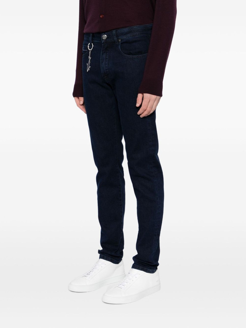 embroidered-pocket jeans 3