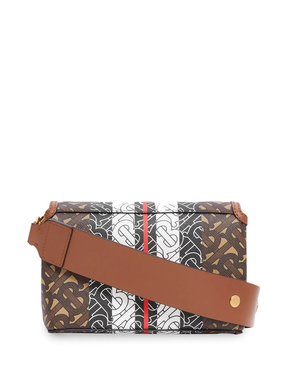 small monogram print cross-body bag - 2