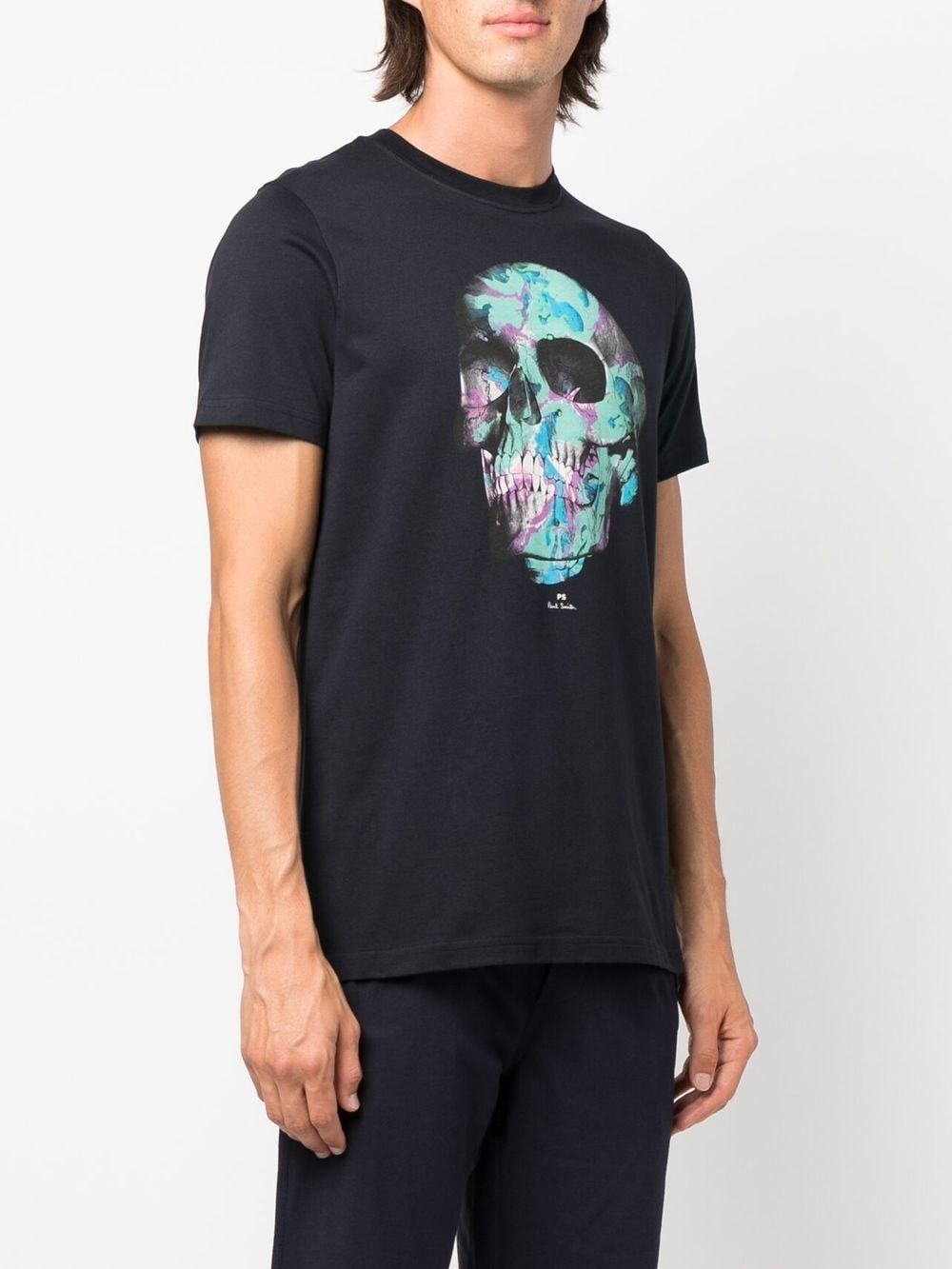 Skull-print organic-cotton T-shirt - 3