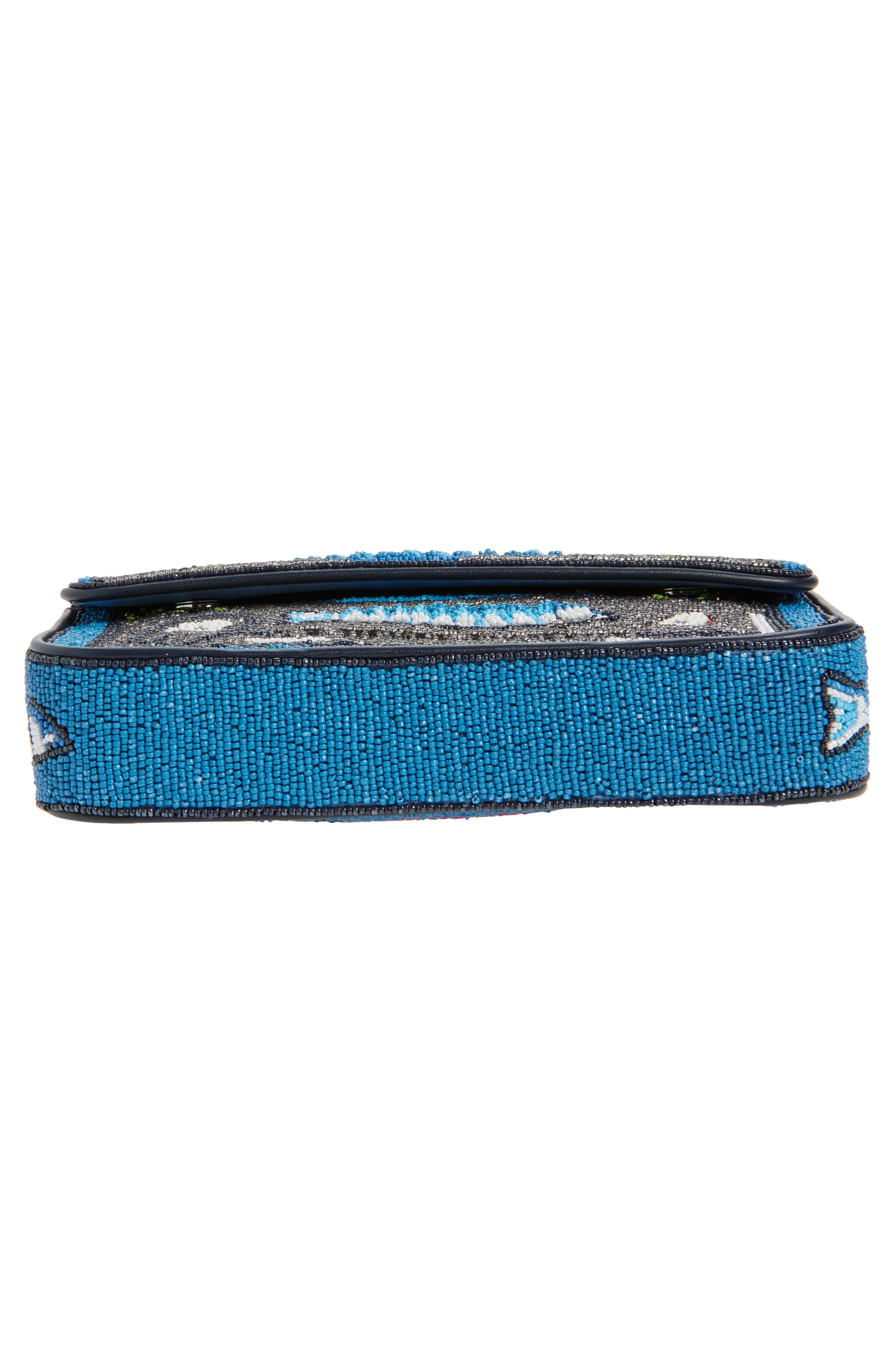 STAUD Tommy Beaded Shoulder Bag in Staudines Blue at Nordstrom - 6