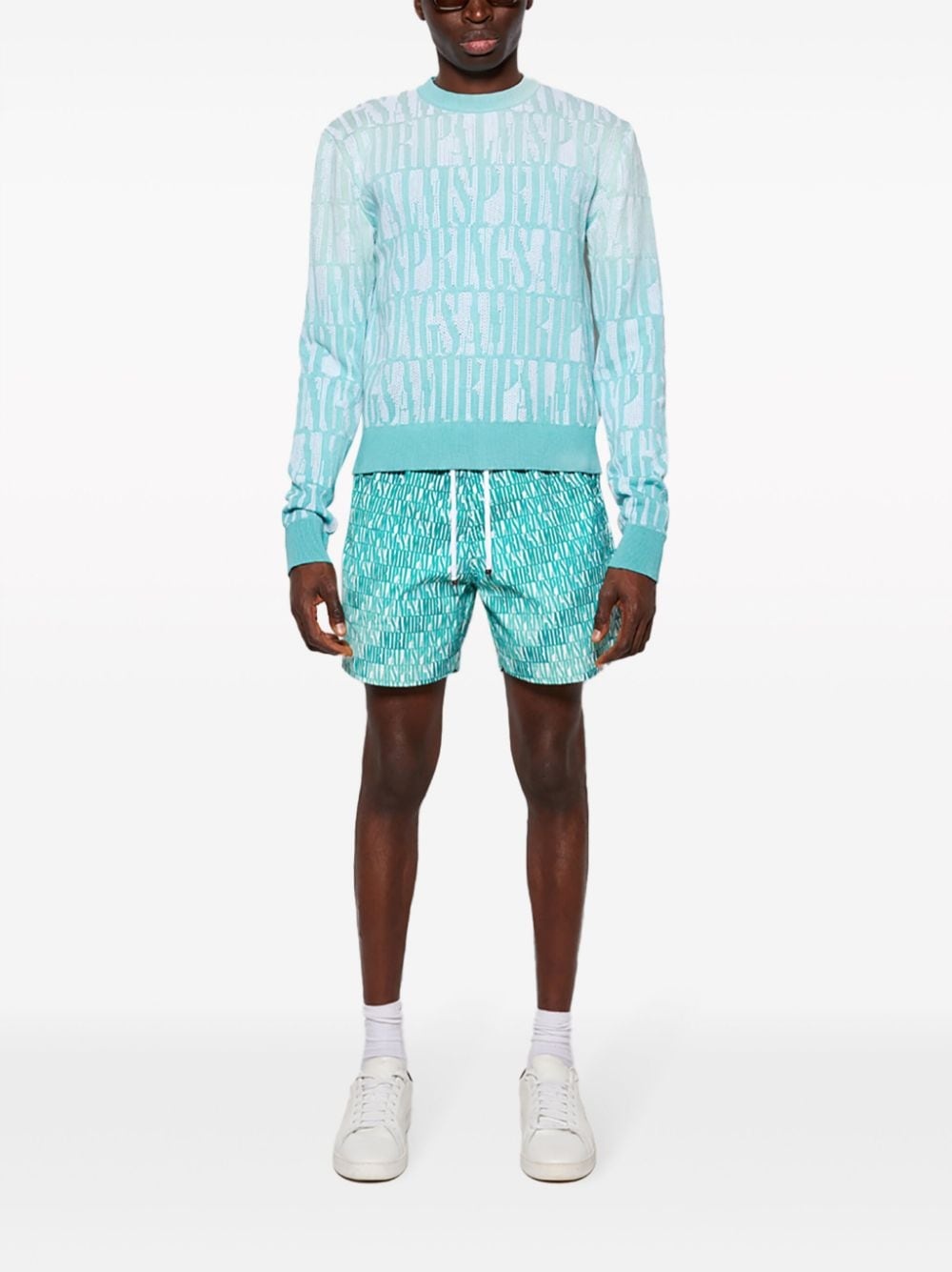 x Palm Springs graphic-print swim shorts - 3