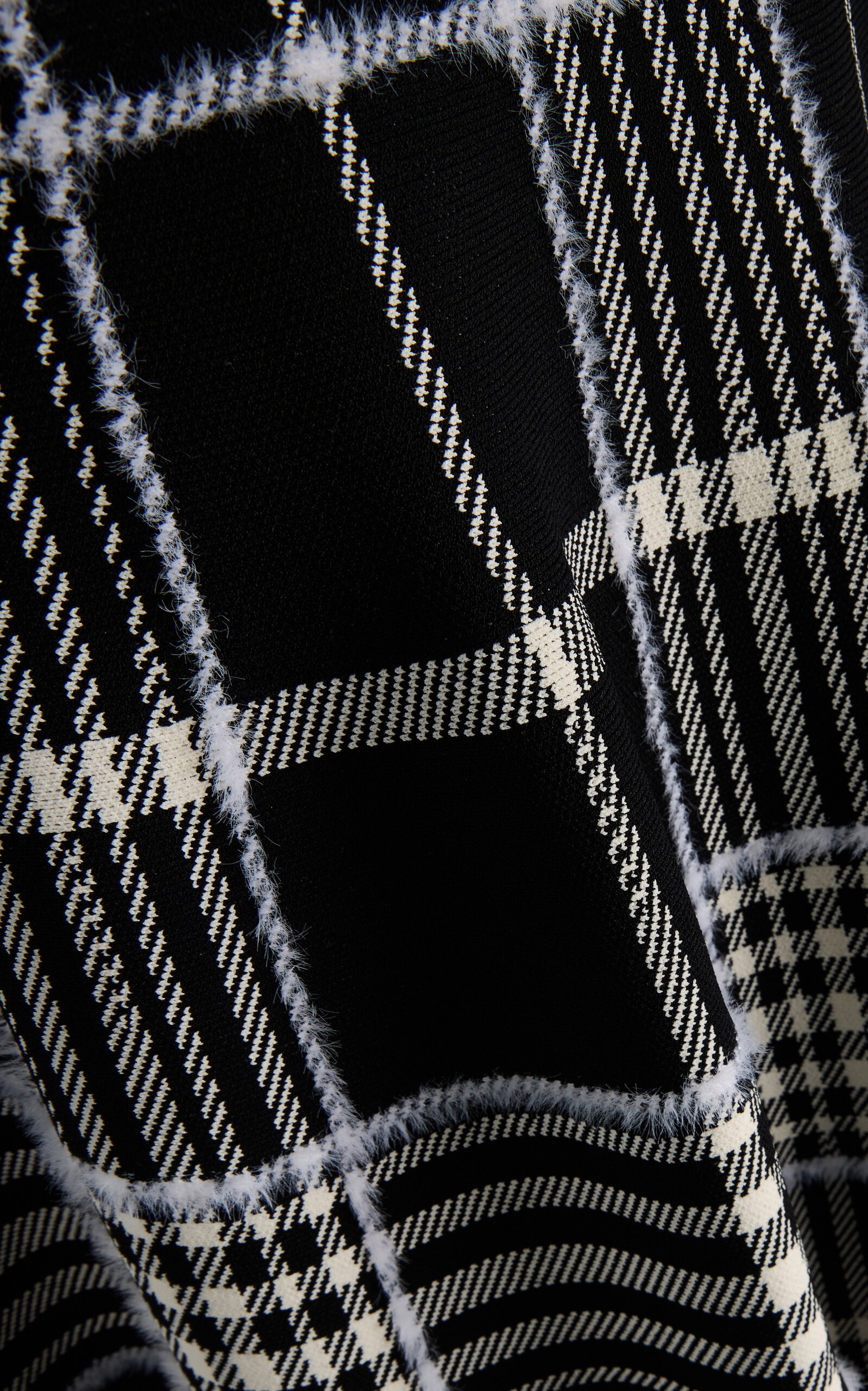 The Rory Plaid-Jacquard Midi Skirt black - 6