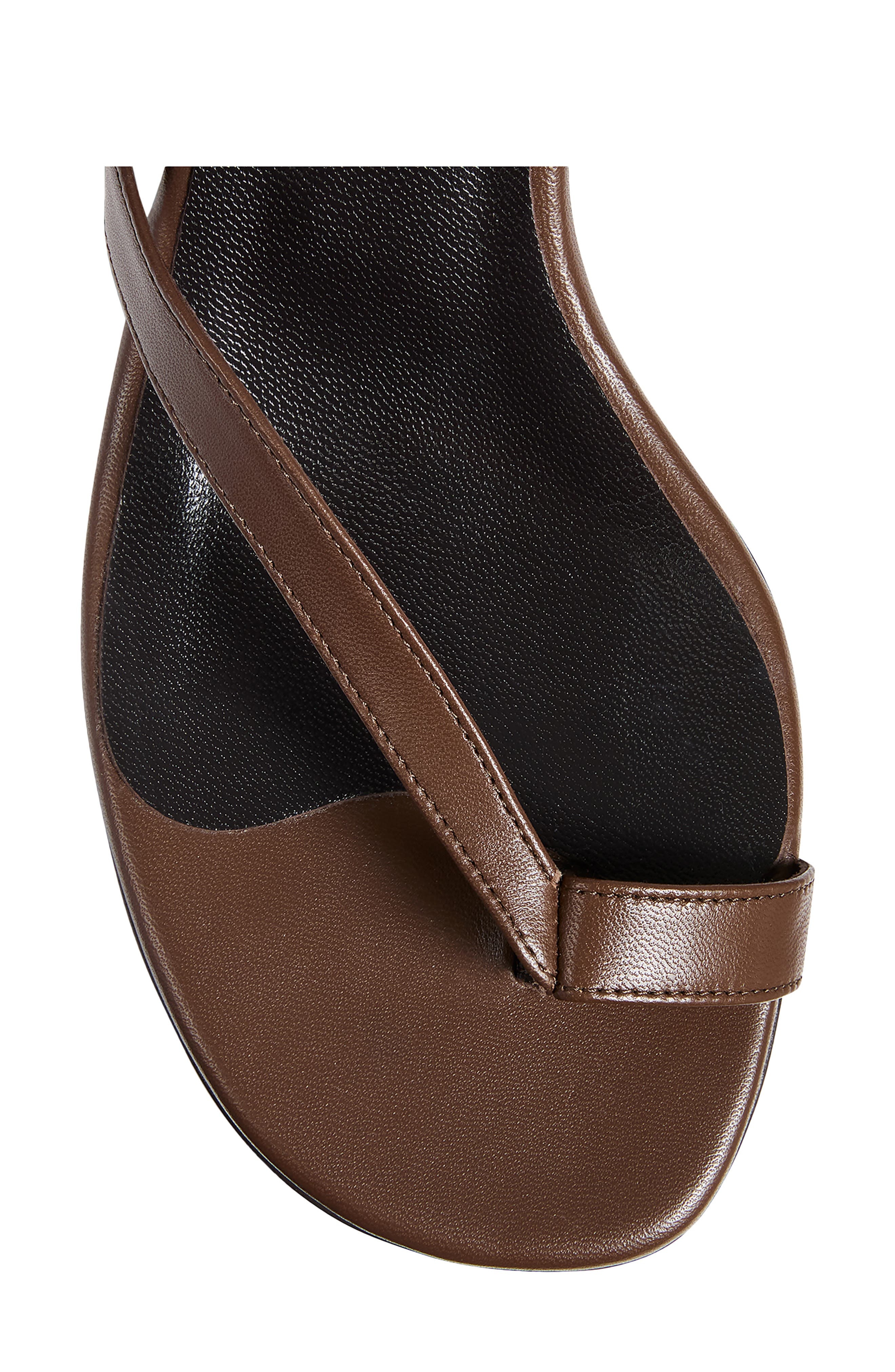Khaite Aimee Strappy Kitten Heel Sandal in 741 Cigar at Nordstrom - 3