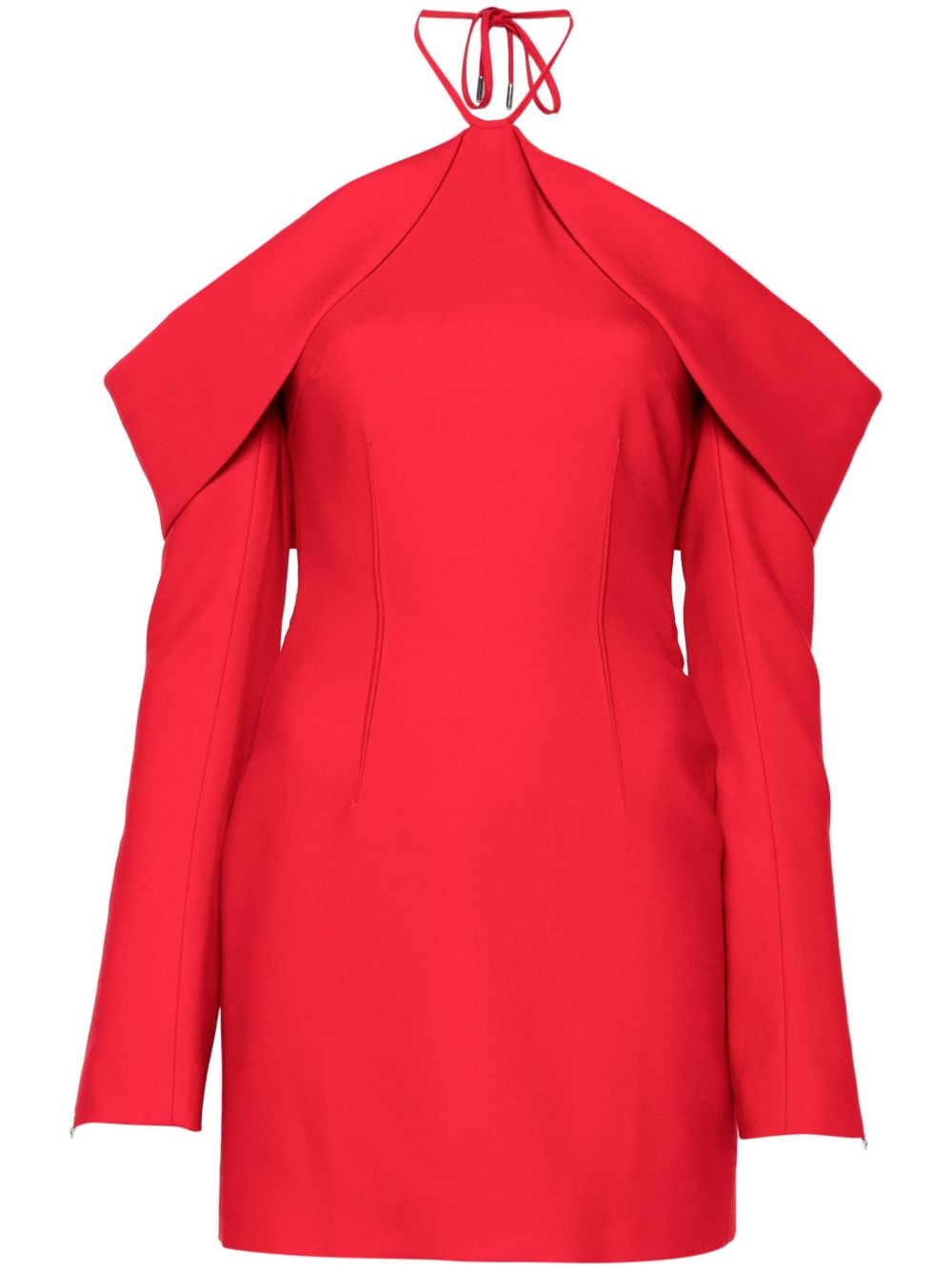 off-shoulder mini dress - 1
