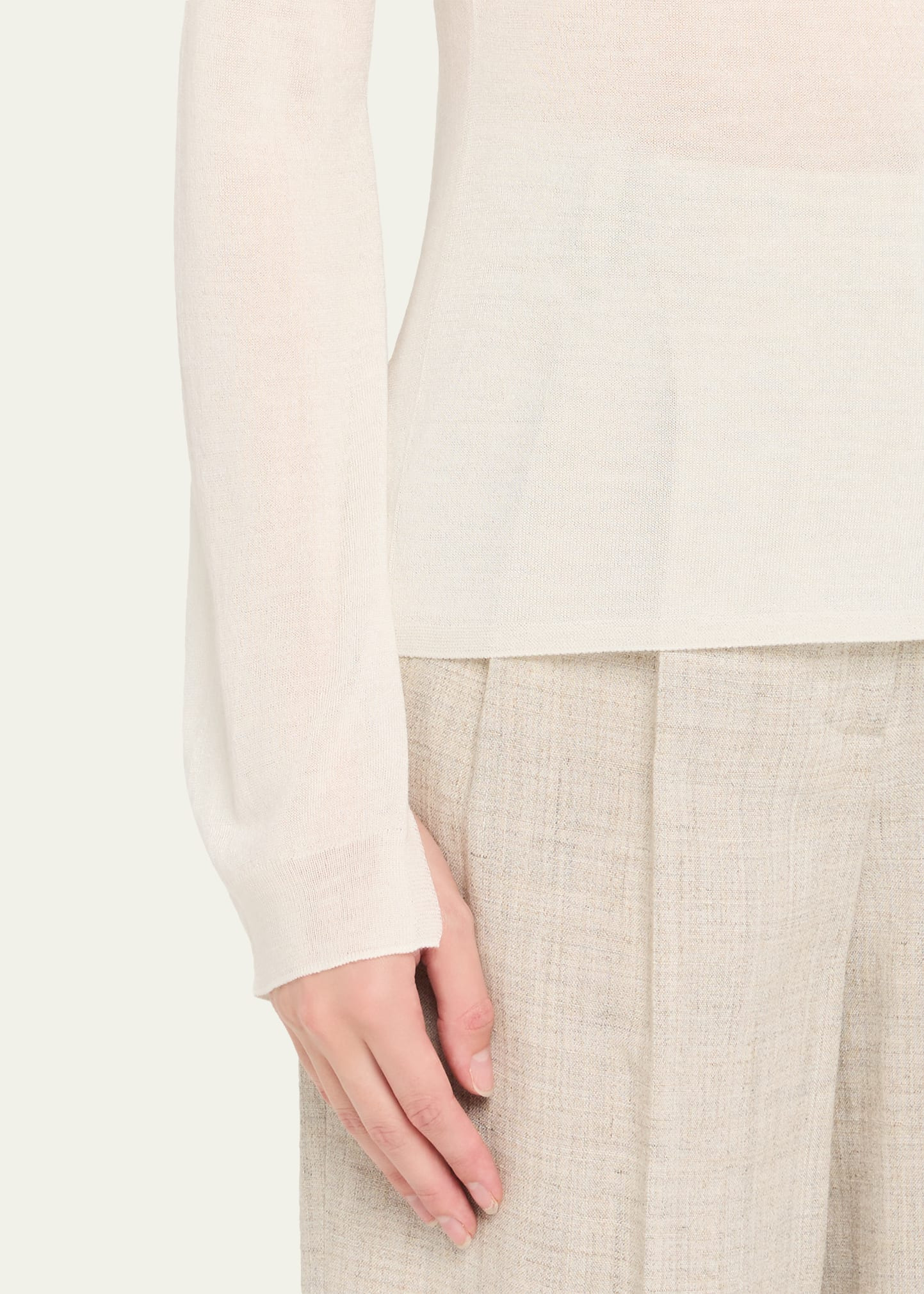 Wool-Blend Turtleneck Sweater - 5