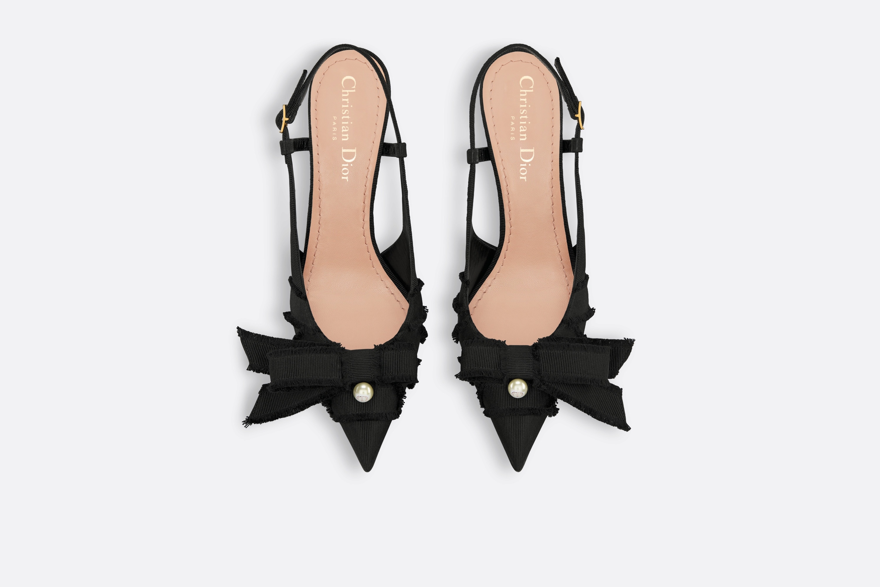 新品☆DIOR Adiorableサンダル Dior Or Adiorable Heeled Sandal Embroidered Cotton