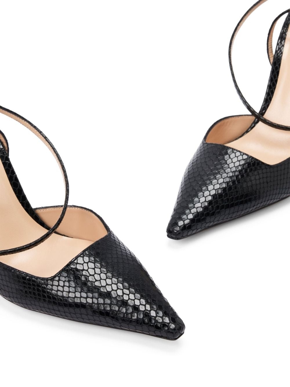 85mm embossed pumps - 4