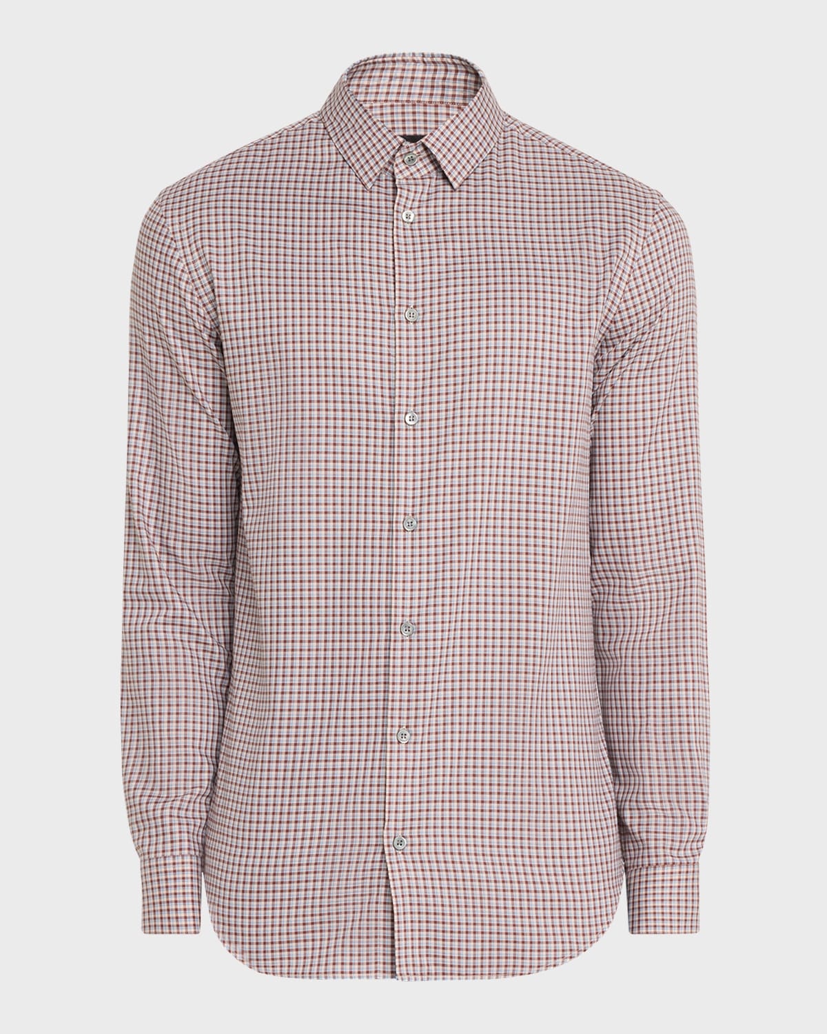 Men's Plaid Sport Shirt - 1