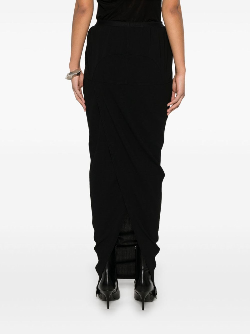 Rick Owens Soft pillar wool long skirt outlook