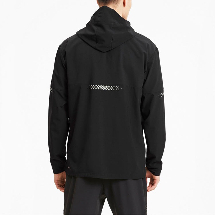 Puma Runner ID Hooded Jacket 'Black' 519382-01 - 4